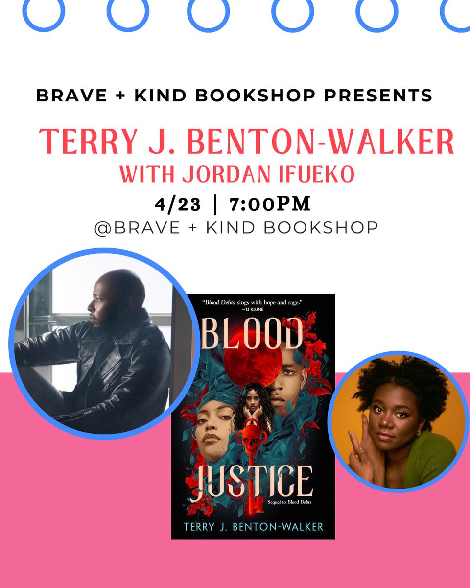 We're two weeks away from the release of Blood Justice, so my ATLiens, please make sure you register to attend my launch event with the fabulous Jordan Ifueko, who also happens to be my FAVORITE fantasy author. See y'all there!! ✌🏾 Register: eventbrite.com/e/author-event…