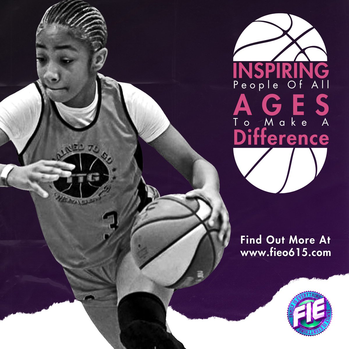 Join us at Family Is Everything Outreach, where we're inspiring people of all ages to make a difference both on and off the court. Discover how you can be a part of the change at fieo615.com