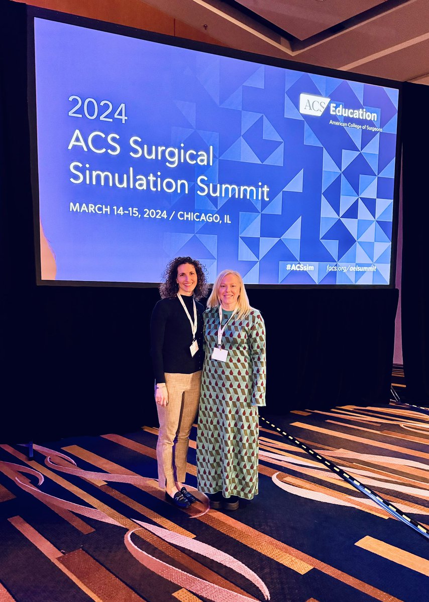 DrKristyHawley's tweet photo. @EAST_TRAUMA mentoring family online friends during COVID turned conference buddies learning about best practices in trauma & robotic surgery simulation @AmCollSurgeons #ACSsim https://t.co/ak2y6tc8xs