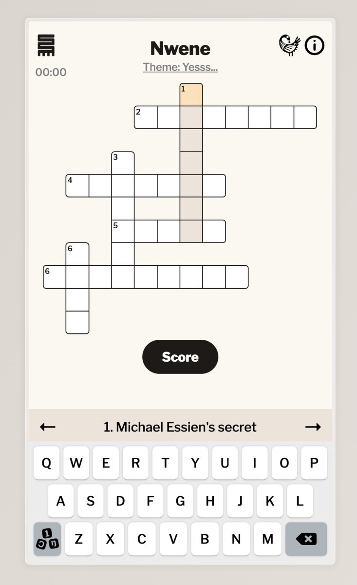 nwenegh's tweet photo. Yesssssss...puzzle

New drop! 🤭
https://t.co/SG5khIpa0r

#nwene  #nwenecrossword https://t.co/VN6DiACNVv