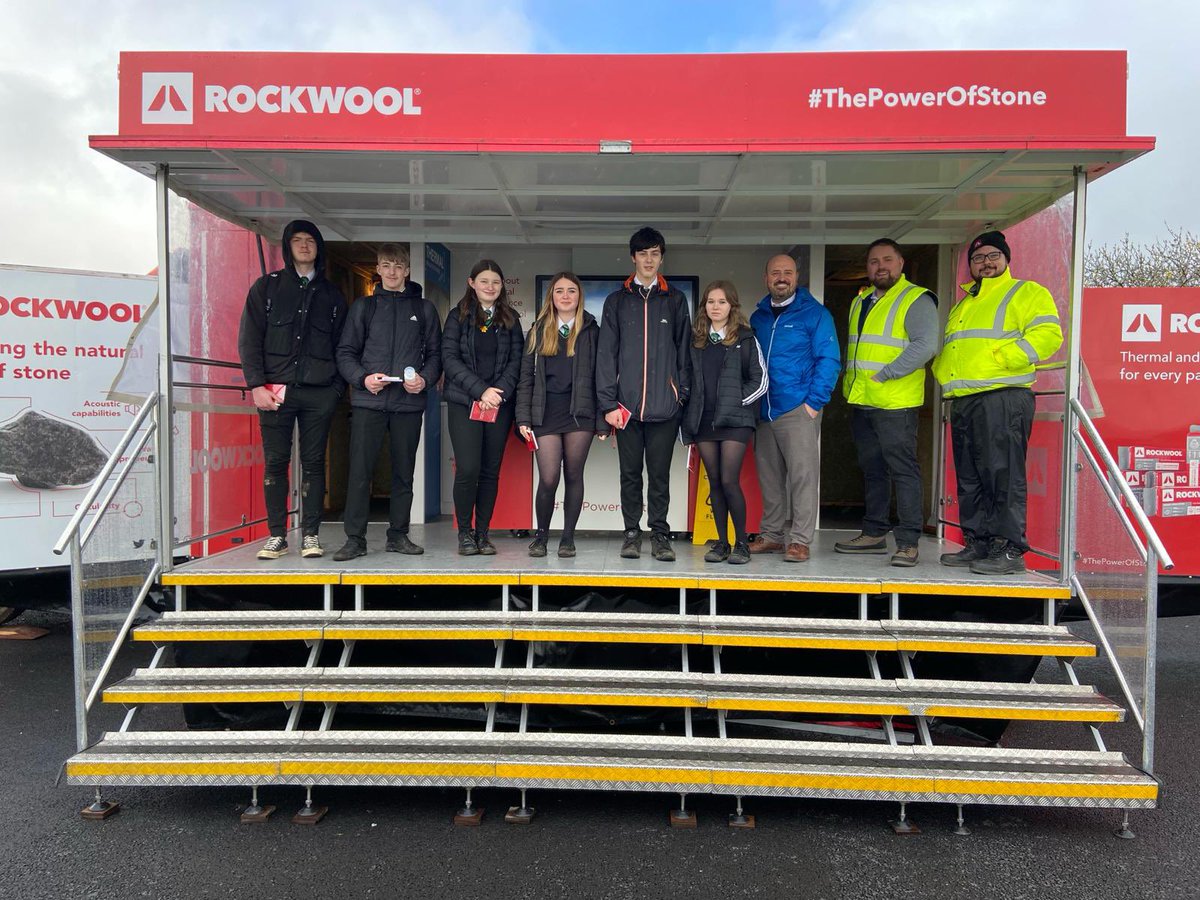 Today year 10 and 11 enjoyed exploring the innovator and market leader for stone wool insulation - ROCKWOOL. They were educated on the products and systems for insulating buildings. Great work!