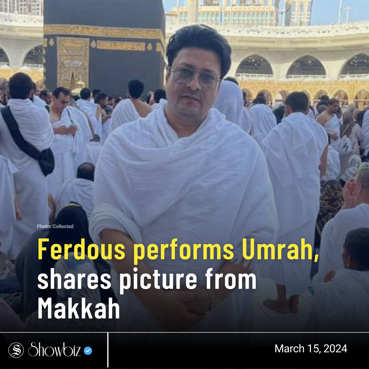 dailystarnews's tweet photo. Read more: https://t.co/xPMApgvzZu

#Ferdous #Ahmed, popular #actor and member of #parliament, traveled to Saudi Arabia to perform #Umrah #Hajj, flying there yesterday.  

#Bangladesh #CelebrityClicks https://t.co/G7DAccjt4h