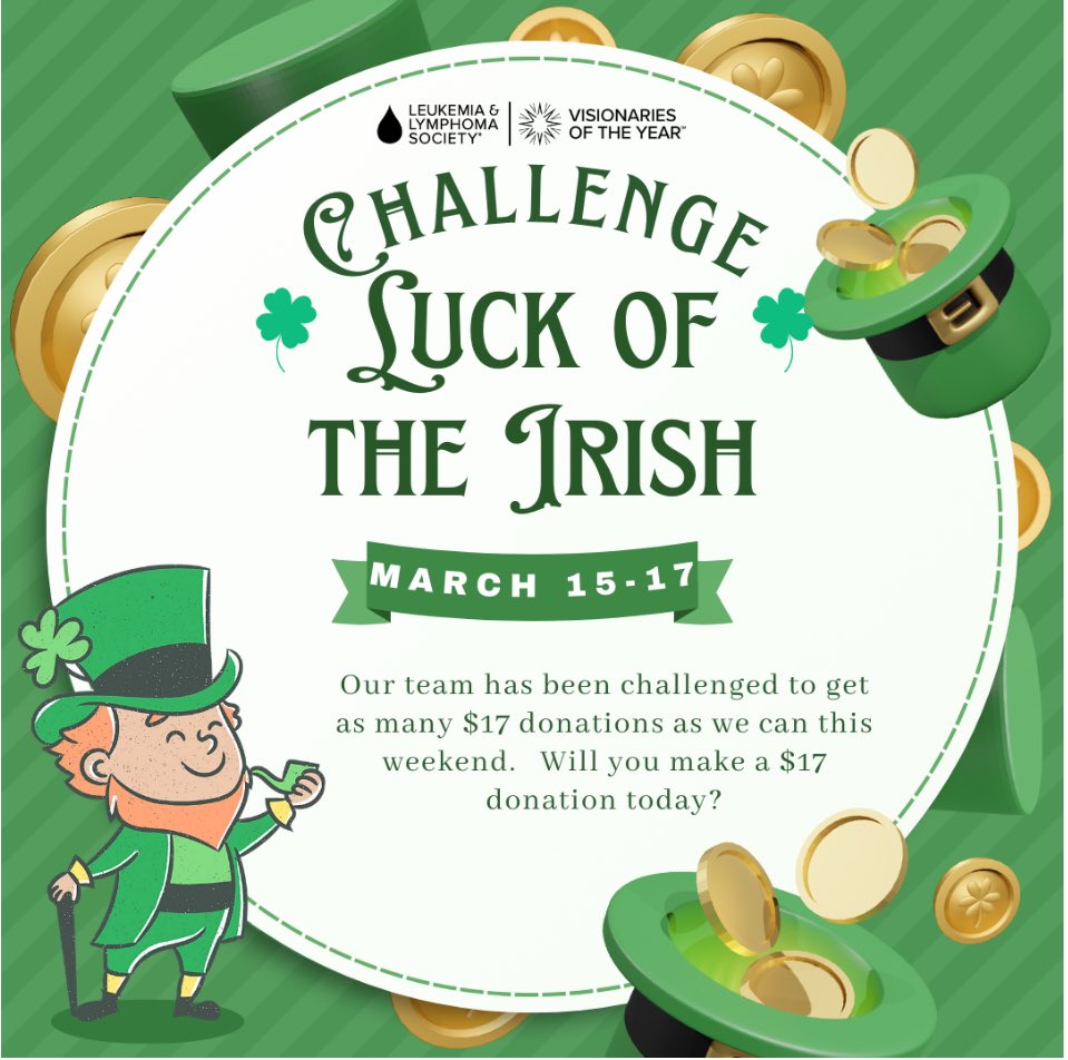 klcshine's tweet photo. We are raising money for the Leukemia &amp; Lymphoma Society! Every dollar you donate gives patients HOPE! Make a donation today and help support research for LLS! 

https://t.co/QMGLQHjjTJ https://t.co/vxC0G6pGIg