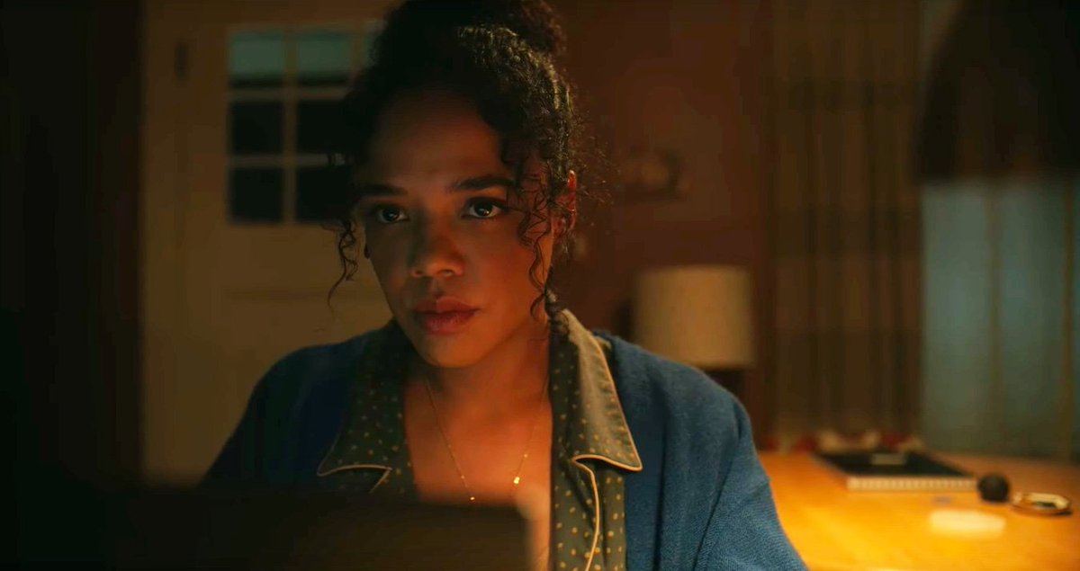 firstshowing's tweet image. Tessa Thompson Answers Calls in Buscemi's Film 'The Listener' Trailer onfs.net/4agVa9k

#TheListener #SteveBuscemi #TessaThompson