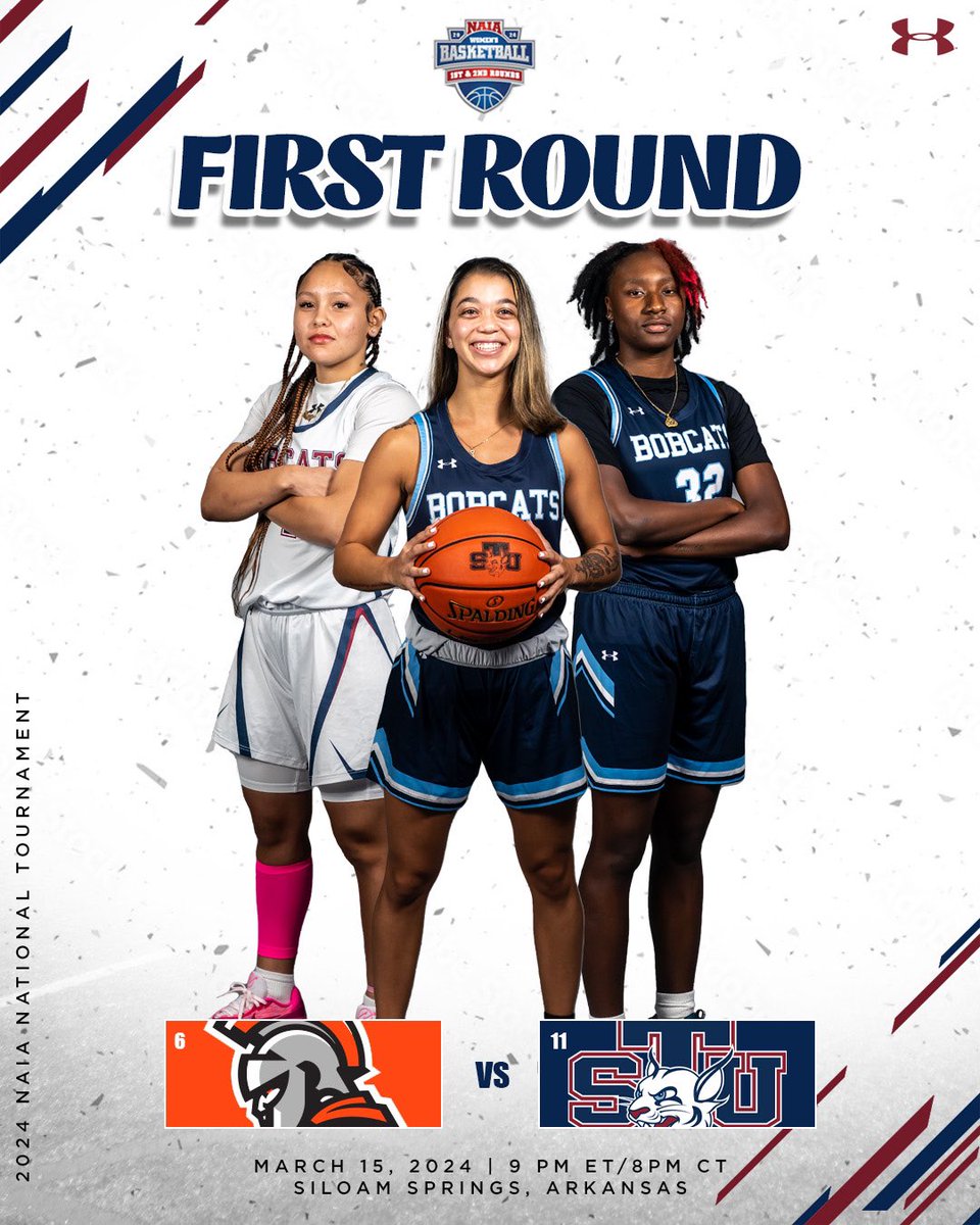 Kickin’ off NAIA Tournament play today!😼

🏀 Indiana Tech
⏰ 9PM/8PM CT
📍 Siloam Springs, Ark.

#TAPIN // #STUHOOPS