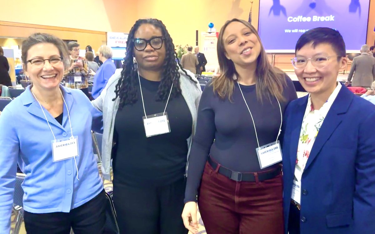 Incredible conversations at Declaring Freedom Conference: America 250 CT from <a href="/GovNedLamont/">Governor Ned Lamont</a> keynote to panel “Hidden in Plain Sight: Telling Inclusive Stories” w/ CTH Vice Chair Frank Mitchell, <a href="/TheWadsworth/">Wadsworth Atheneum</a> Philippe Halbert, <a href="/HartfordFdn/">Hartford Foundation</a> Mike Keo, Smoke Sygnals’s Steven Peters.