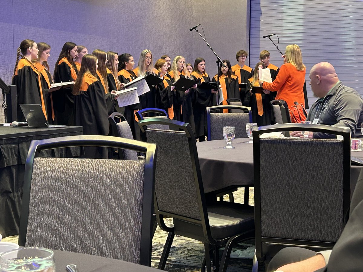The Palmer High School Chorus opened the last General Session at the 2024 NRCSA Spring Conference. #nrcsa1980
