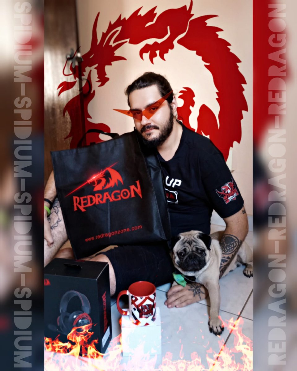 LdSpeedruns's tweet photo. ⚡️⚡️⚡️SPIDIUM⚡️⚡️⚡️
Hoje recebi meu kit da querida @RedragonBR ! Veio um fone BOLADISSIMO, uma canequinha pra pausa café e outros mimos super da hora! Voando junto com o Dragão Vermelho, é ainda mais claro que a SPIDIUM ALCANCARÁ OS CÉUS! #redragonsquad https://t.co/ZSlefQJl6v