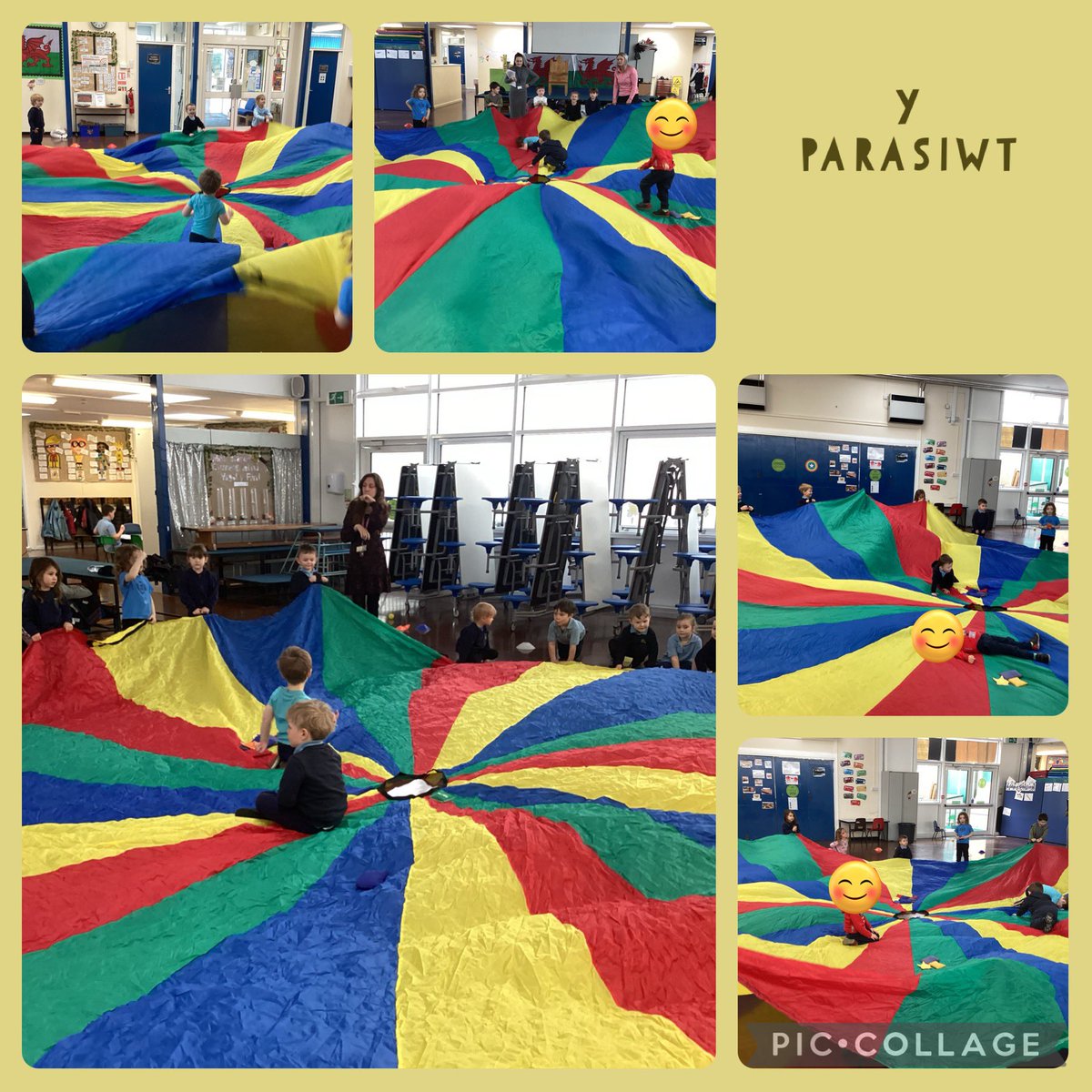 Ysgolyffin's tweet photo. Hwyl a sbri yn ystod Addysg gorfforol heddiw 😊
Lots of fun during P.E today 😊 #dosbarthmabon #meithrin #nursery #healthandwellbeing @MonmouthshireCC @EAS_Equity @MonHealthySch https://t.co/8zUuoFWWUa