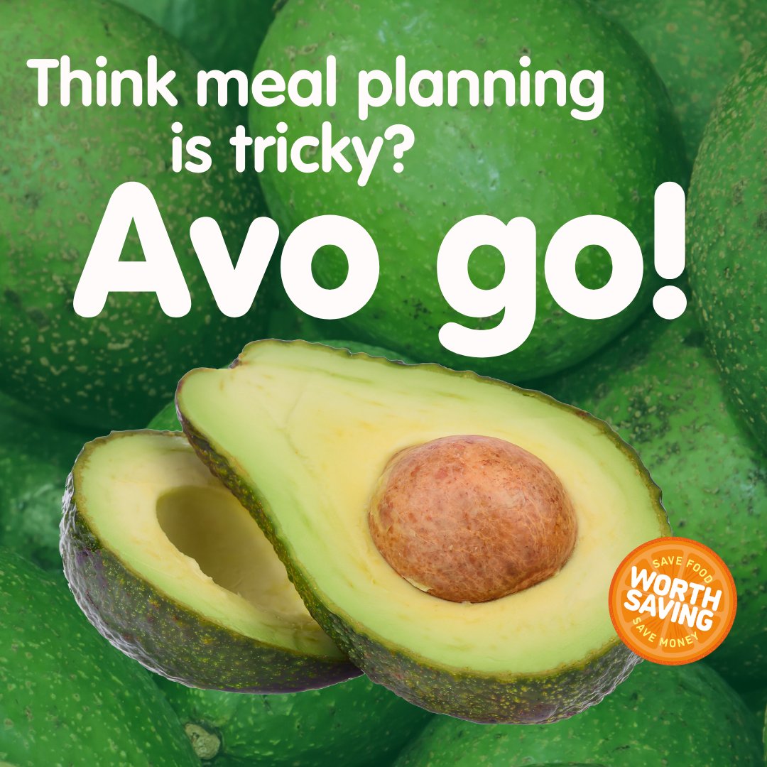 If you’ve not tried meal planning before, ‘avo go! 🥑 Just choose meals from ingredients you already have in store, then make a list to buy the remaining items. Get motivated this #FoodWasteActionWeek and read more on our #WorthSaving page: wasteaware.org.uk/worthsaving