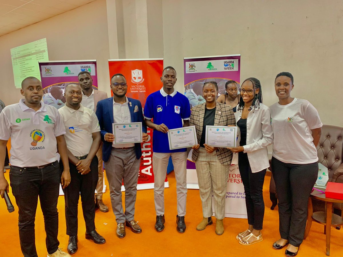 Mohsin_Baingana's tweet photo. Thrilled to have been a part of the vibrant discussions at the Uganda Water and Environment Week National Youth Debate Tournament hosted by Victoria University! It was inspiring to see young minds engaged in tackling crucial environmental challenges. #UgandaWaterWeek #UWEWK2024 https://t.co/zBNDVOk3ex