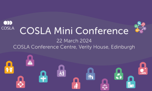 Just one week to go until COSLA Convention and Mini Conference! Elected members are encouraged to join us for the Mini Conference - in-person spaces are limited so please email membersupport@cosla.gov.uk if you'd like to come along. Find out more: bit.ly/3TBur1z