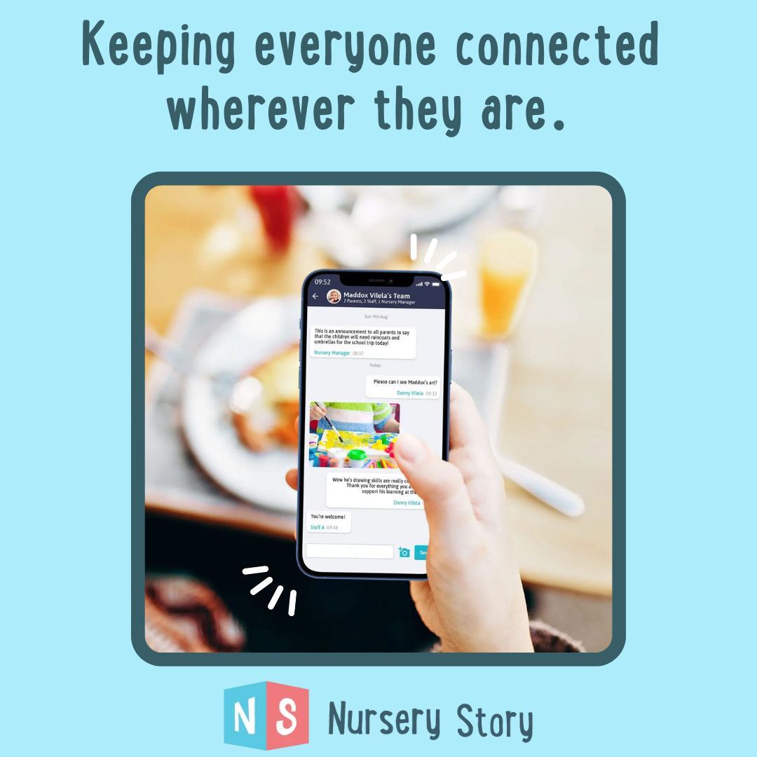 Our app is the ‘instant messaging platform’ your setting requires to keep your team and parents connected instantly.

#NurseryStory #Childcare #ChildcareProvider #EYFS #EarlyYears #Nursery #ChildcareSetting #PreSchool #ResidentialChildcare #ChildcareLife