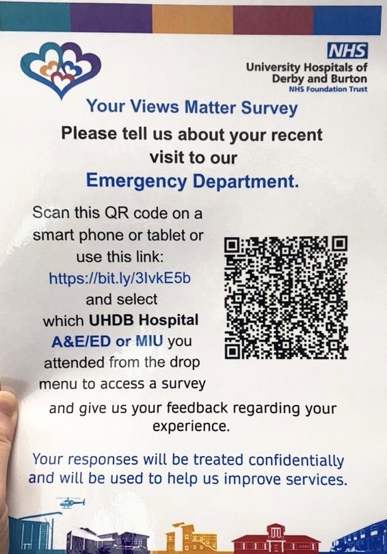 Your feedback is important to us. It helps our services to be the best we can be. Feedback posters with QR codes, for ease of access through your mobile phones, displayed in ED 🗣️ #Pateintfeedback #QI #Surveys #ED