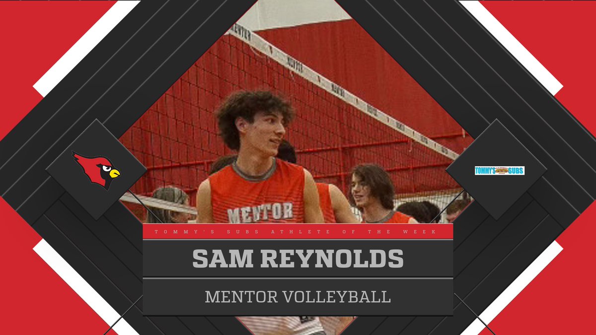 Congratulations to our Tommy's Subs Athlete of the Week! In wins over Berkshire, NDCL and Mayfield he had 14 kills (4.1 kills per set), 3.3 aces, 2.3 blocks, and 6 digs per match. Great job Card! #onceacard #thestandard