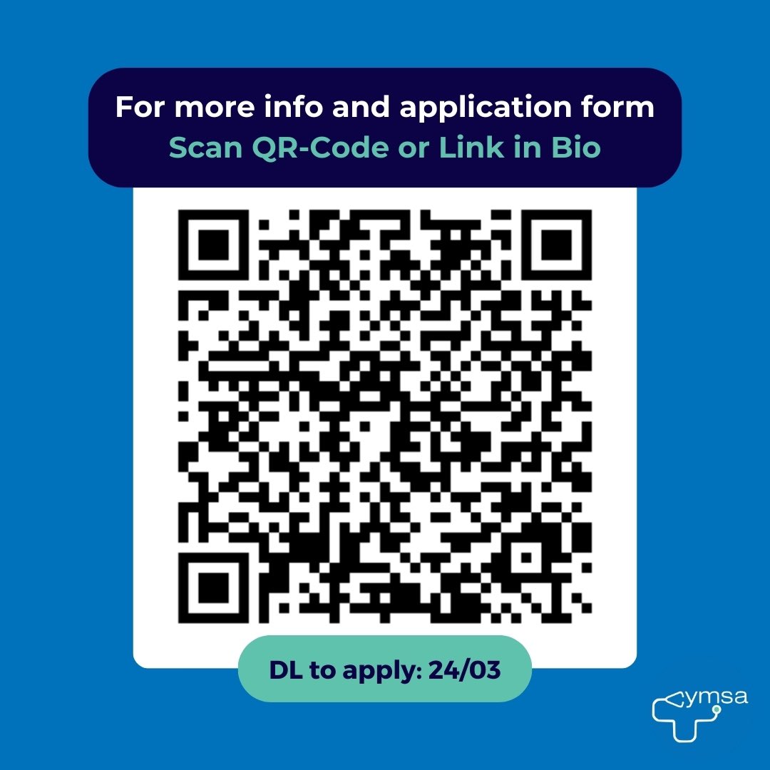 CyMSAmed's tweet photo. ❗️Call for Assistants to the Team of Officials❗️
We are excited to announce the opening of 16 new assistant positions to the Team of Officials!
For more information and application form scan the QR-Code or tab the link in bio https://t.co/2FMQ9vZGRz