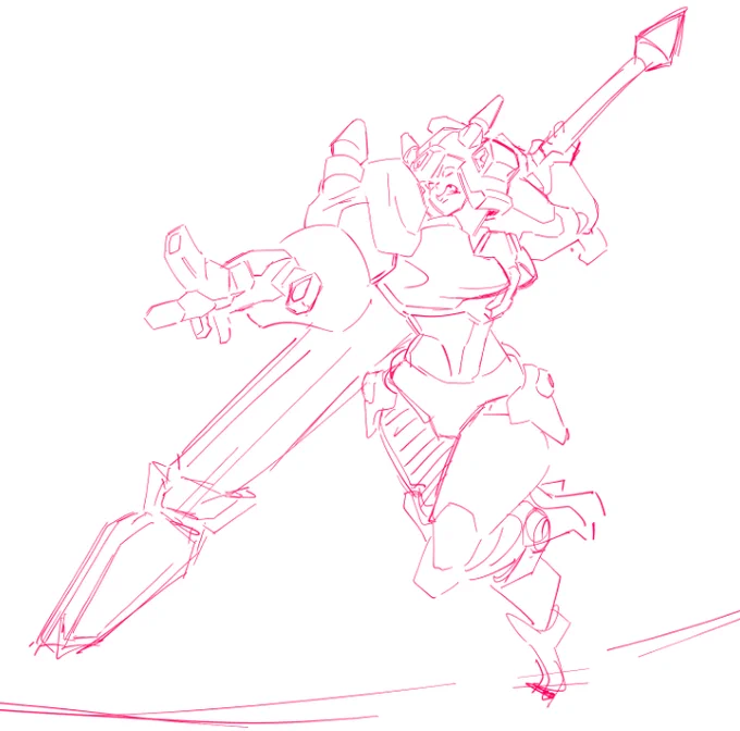 I think it'd be sick for her just to rushdown with orthia's giant sword 