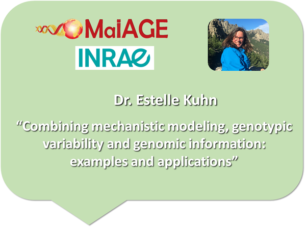 #IJPB Seminar We are pleased to announce that Estelle Kuhn from @INRAE_MaIAGE will give a seminar @ijpb_fr 📅18th of March at 10:30 am She is invited by @ValerieMechin from QUALIBIOSEC team: bit.ly/3Vdv1nr @INRAE_IDF