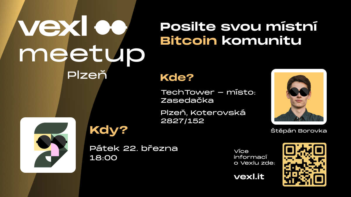 vexl's tweet photo. 🇨🇿 Máme tady další rok a s ním i spoustu Vexl meetupů!😎

#13 meetup už v pátek 22.3 v Plzni. Večerem vás od 18:00 provede @borovka_ a vše se bude točit samozřejmě okolo Vexlu - nejlehčí cesty pro buy/sell #Bitcoin 

Za organizaci děkujeme @BTC_Plzen! 🤜🏻🤛🏻 
Registrace nutná❗️ ⬇️ https://t.co/T2vACGpfqZ