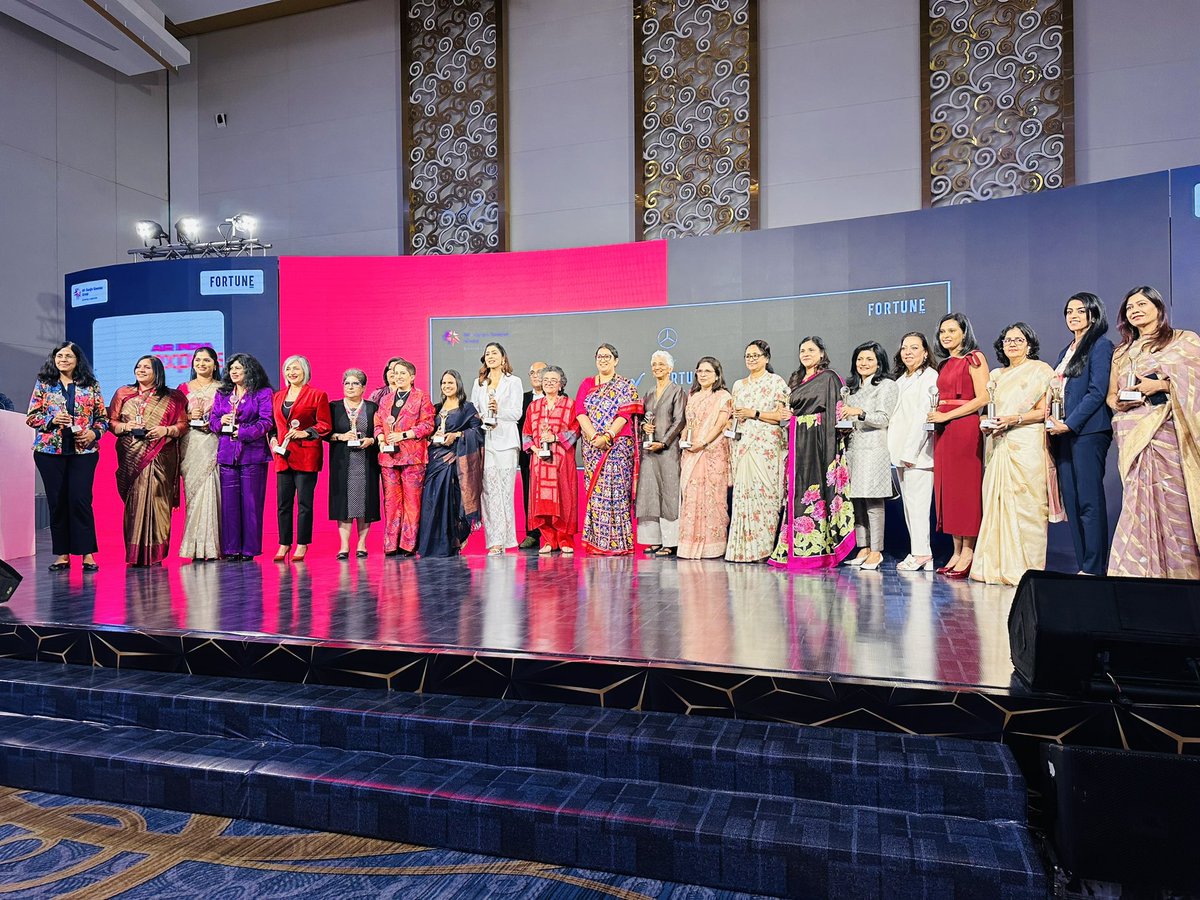 An absolute honour to be featured among the top leaders in #India, and to receive the award from the powerhouse Minister @smritiirani at #FortuneMPW 2024 🙏
@rajeevdubey