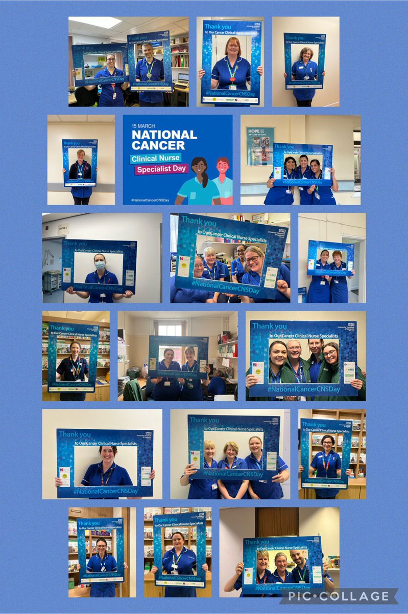 A final snapshot of some of our fabulous cancer nurse specialists 💕#NationalCancerCNSDay
