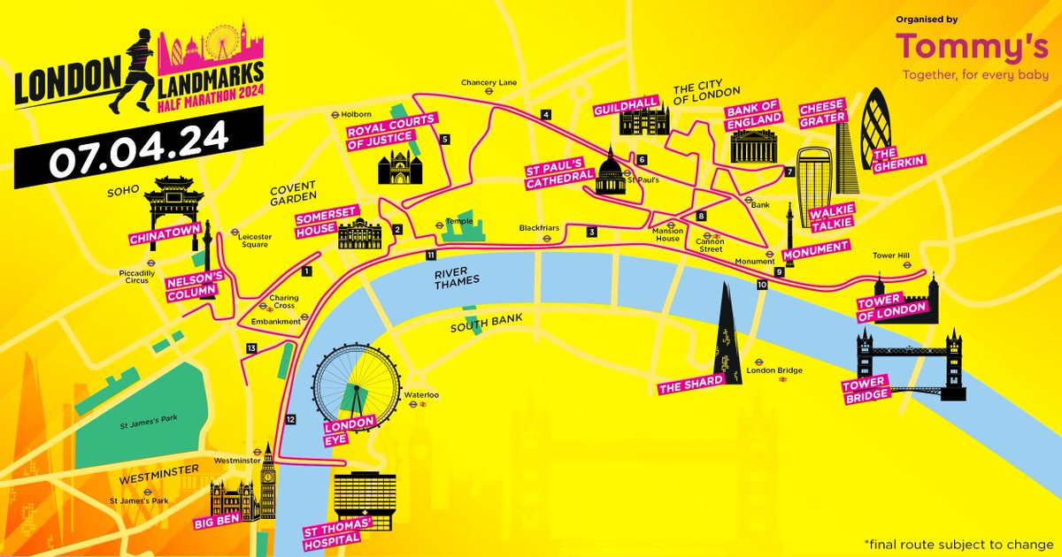 Good Luck to all of our runners in this Sundays 'London Landmarks Half Marathon! cafdonate.cafonline.org/8095#!/Donatio…