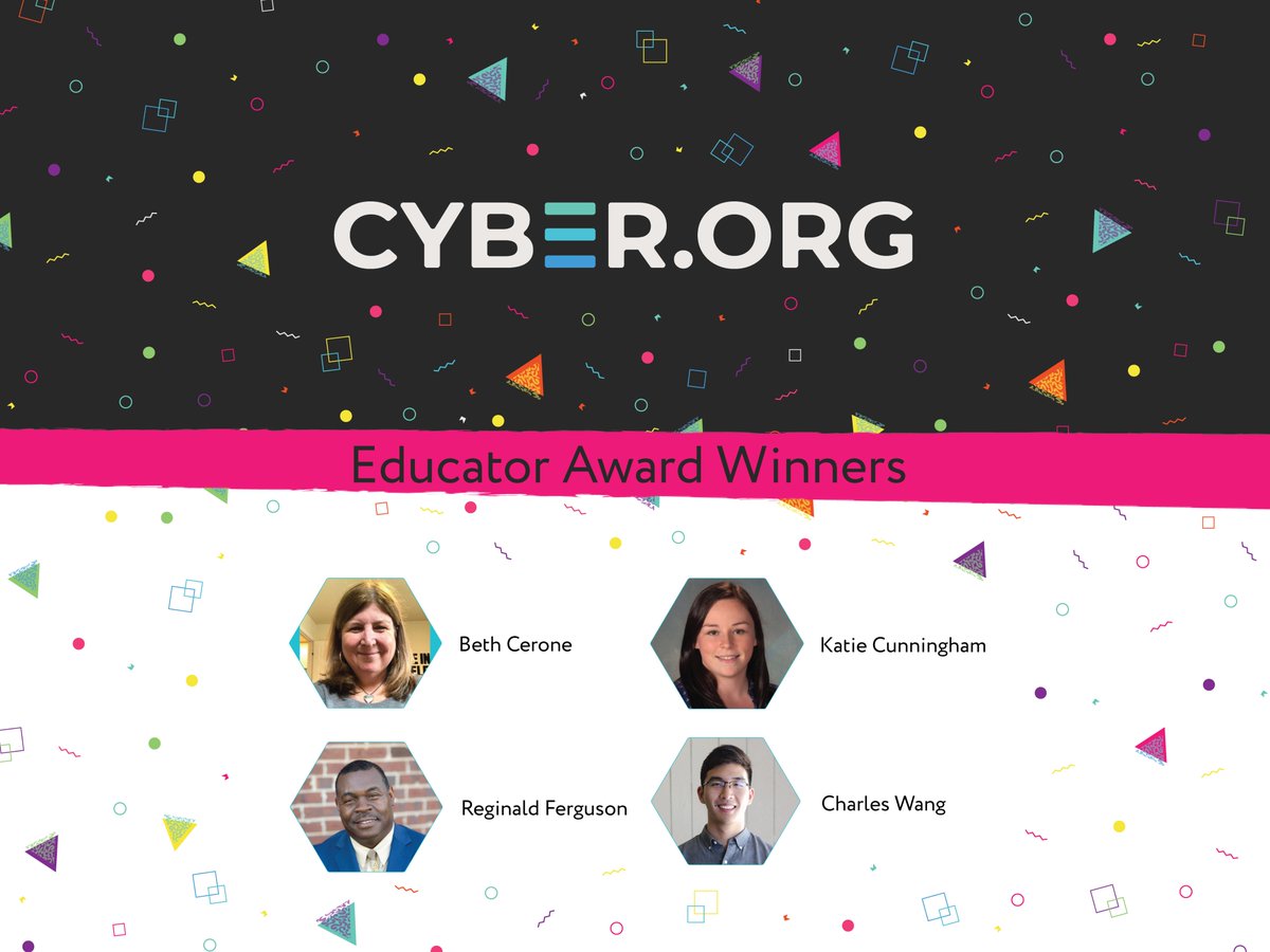 Congratulations to our winners of the 2024 CYBER.ORG Educator Awards, <a href="/bethcerrone/">Beth Cerrone</a>, Charles Wang, Reginald Ferguson and <a href="/mskcunning/">Katie Cunningham</a> who will be celebrated at EdCon 24 this June! These remarkable educators lead by example, fostering the next-gen of cyber