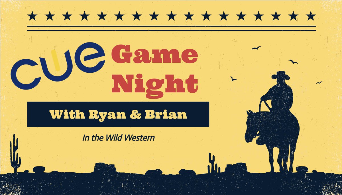 I'm so excited! In one week, we have Game night!!! I hope you are able to join us for some fun, libations, and lots of laughs! Try to make a deal with Ryan, sing a few songs with music trivia/Karaoke, and much, much more!!! #CUEmmunity #SpringCUE