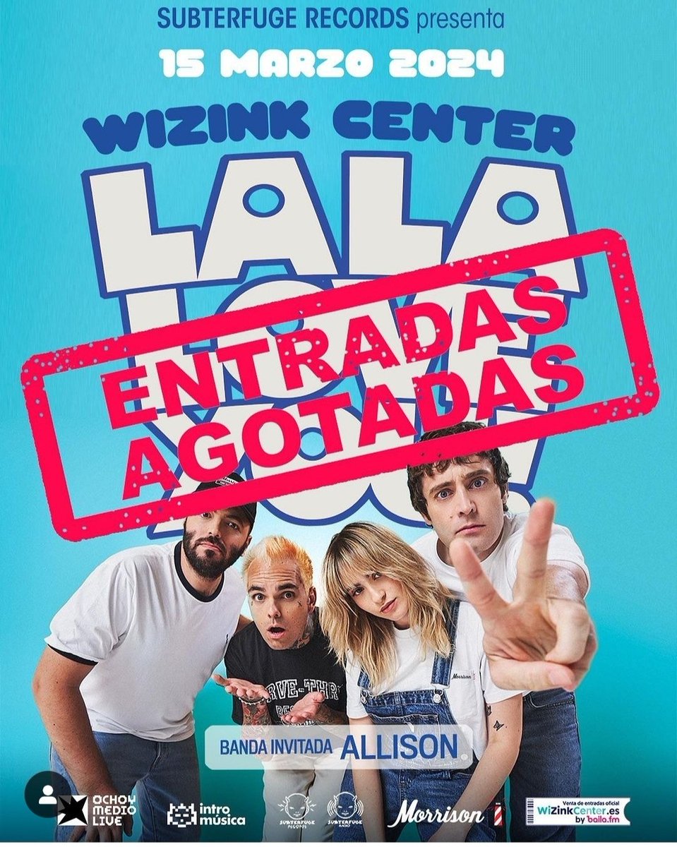 atram9's tweet photo. De conciertooooo ❤️.
Es hoyyyyyyyyy @_lalaloveyou_ @Allisonband
#laladay
#lalawizink
#parla https://t.co/bUAwR4PPeC