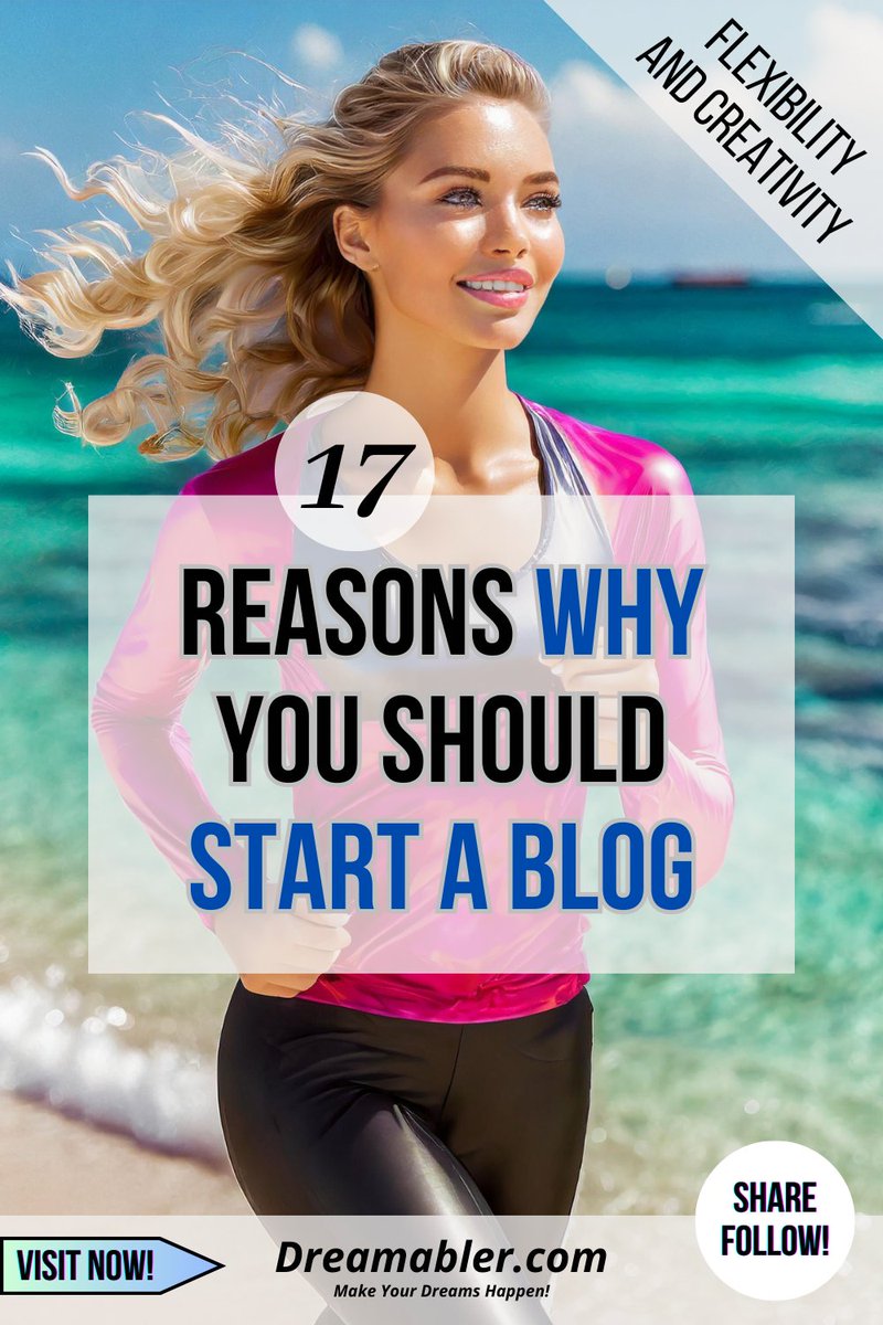 Dreamablercom's tweet image. 17 Reasons Why You Should Start a Blog In 2024 dreamabler.com/why-start-blog/ #StartABlog2024 #BloggingBenefits #WhyBlog #DigitalExpression #ContentCreation #OnlineJourney #PersonalBrand #InfluenceOnline #CreativeOutlet #ShareYourStory #BloggingInsights #FutureBlogging