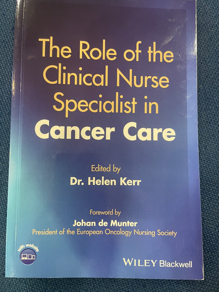 Thinking of becoming a Cancer CNS? Wanting to further develop as a Cancer CNS? Planning a business case for a CNS? Then I can recommend this book by @kerr03 which shares the strong evidence base for #CNSValue