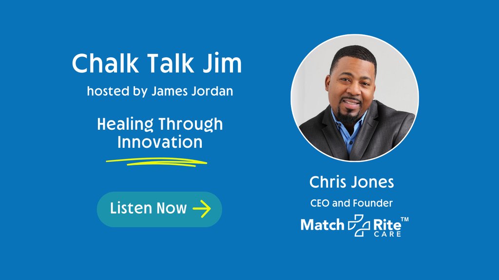 matchrite's tweet image. In this episode of the Chalk Talk podcast, host James Jordan invites Christopher Jones, founder of MatchRite Care™, to discuss how patient-controlled medical records are reshaping healthcare. Tune in here: outcomesrocket.health/episode/outcom… #HealthCare #KnowYourPortals #Innovation