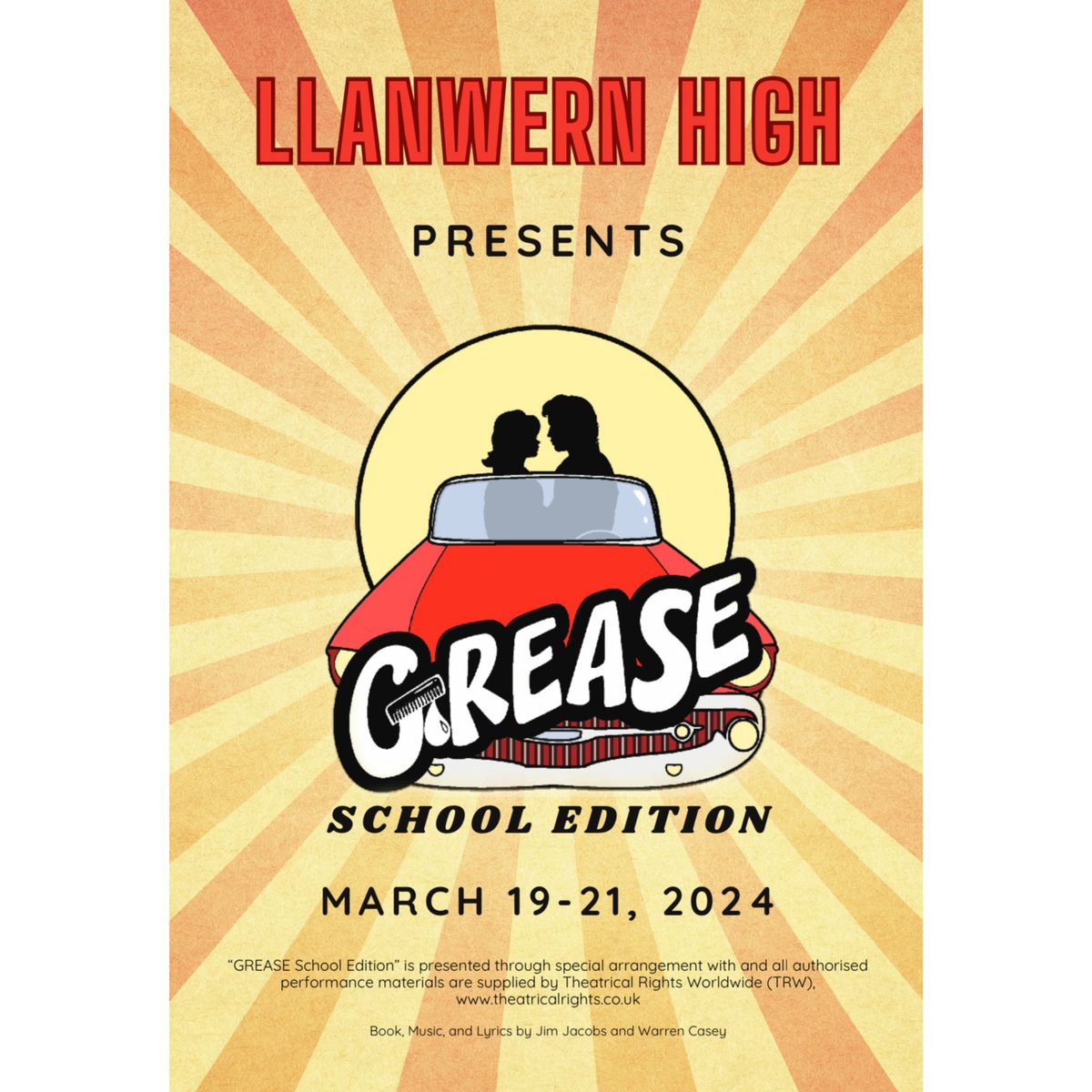 ❗️Important announcement about Grease❗️ Anyone having an issues with buying tickets online is welcome to bring cash to school and we will issue you with a ticket.