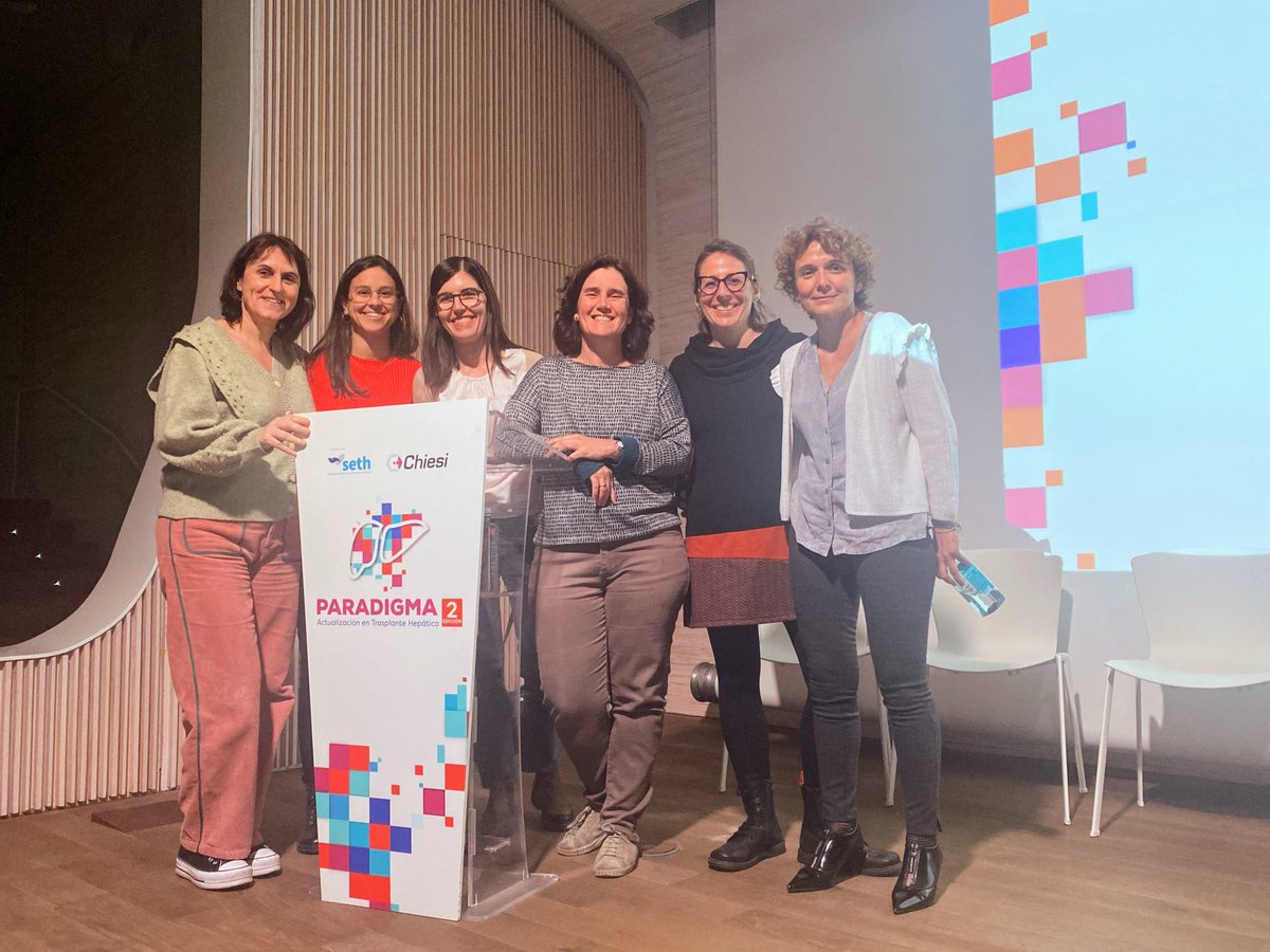 EmmaVilatarsi's tweet photo. Compartir experiències amb l’objectiu de millorar sempre. Important representació de l’Hospital de Bellvitge a la 2a Jornada Paradigma d’Actualització de Trasplantament Hepàtic. ⁦@ChiesiTx⁩ ⁦@Laura_Llado_⁩ ⁦@HepatologiaHUB⁩ ⁦@hbellvitge⁩ https://t.co/6rfIqy9GPE