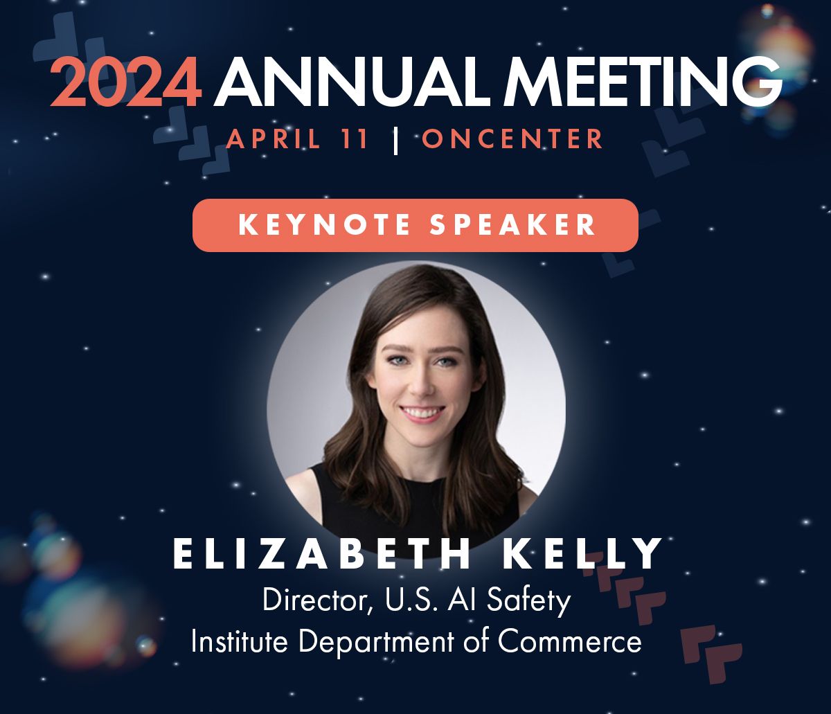 Elizabeth Kelly, the CEO of the U.S. AI Safety Institute at the National Institute of Standards and Technology (@NIST), will be our keynote speaker at CenterState CEO’s Annual Meeting on Thursday, Apr. 11, at the Oncenter. Read more and register here: bit.ly/CEOAnnualMtg24