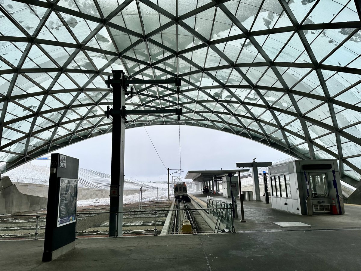 jamesflattum's tweet photo. Even with the wild weather, the @RideRTD A Line has been delivering!
Time to thank everyone at #DenverTransitOperators for the huge improvements to reliability on the commuter rail over the past year - we notice!
Another smooth, safe, and comfortable ride this AM - thanks #DTO! https://t.co/Bw4KMyrFHQ