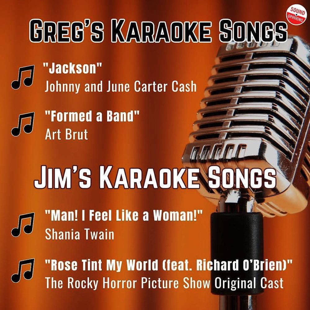 The guys take the show out of the recording studio and into the karaoke bar as they share some of their favorite karaoke tracks. They’ll also hear selections from production staff and listeners. Who picked your favorite karaoke song? Listen now: bit.ly/3PhBQ3m