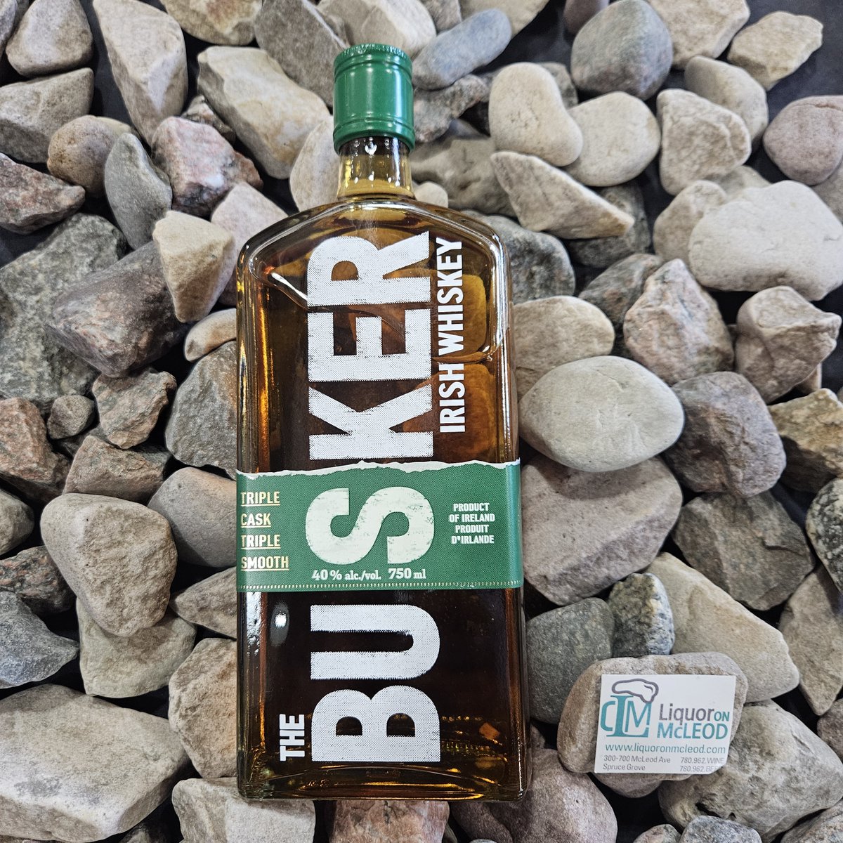 The Busker Triple Cask Irish Whiskey is filled with aromas of tropical fruits and vanilla leading to sweet malt flavors with dark chocolate, toffee, and cinnamon; well balanced with a sweet finish.

#whiskeyontherocks #thebusker #sprucegrove #stonyplain #liquoronmcleod