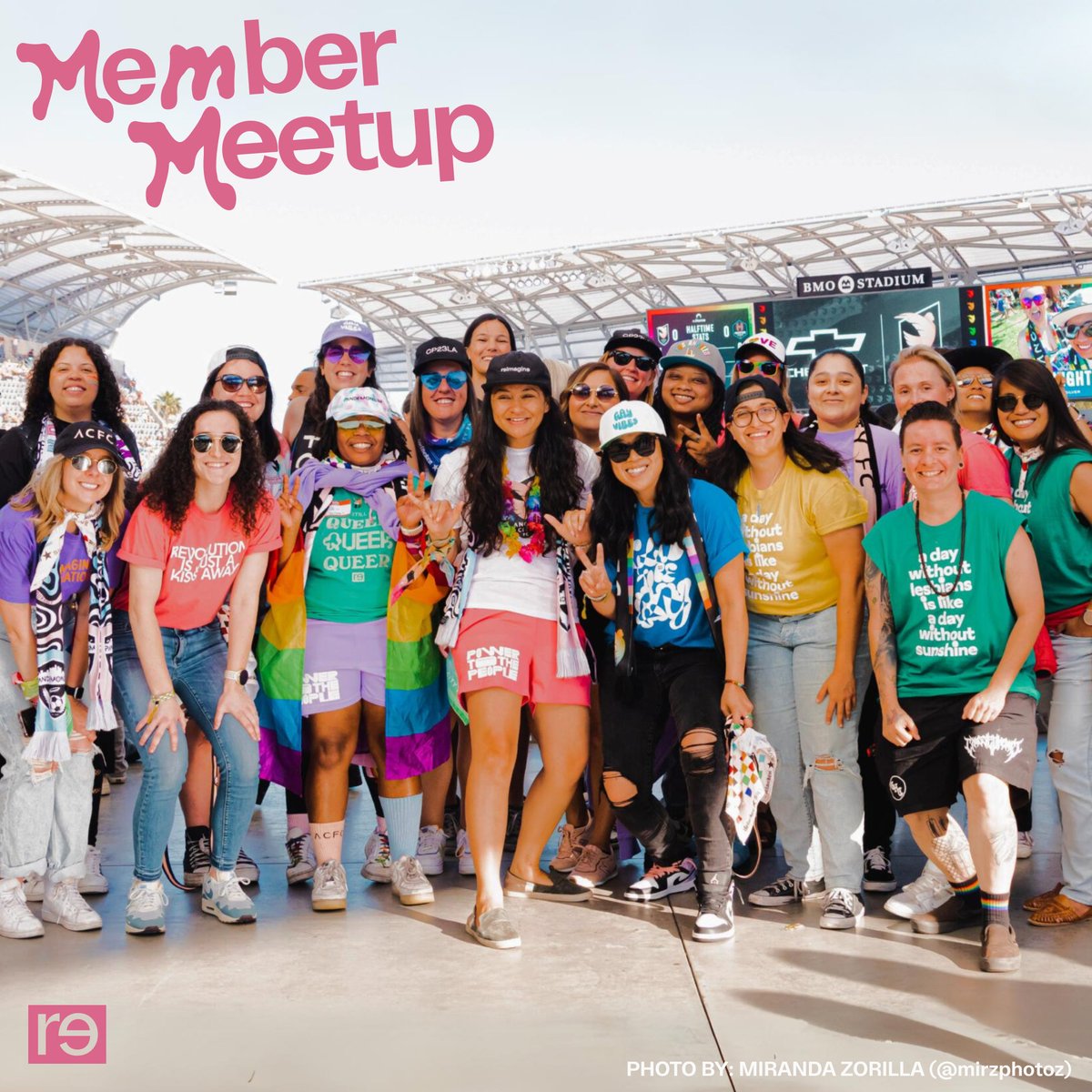 LA footy friends ⚽ The NWSL is back which means ACFC home game halftime meetups are back too! Check out RE—space for all the details! — Photo by @ mirzphotoz 👏