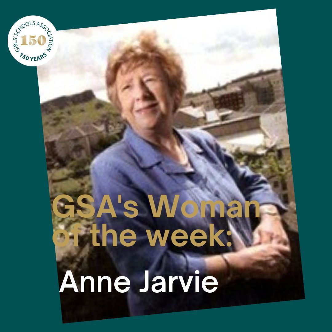 🏆GSA’s Women of the Week – 150th Celebration Edition 🏆 This week we celebrate the nursing career of Anne Jarvie, from @Kilgraston School. Anne made great strides in her role as Chief Nursing Officer of Scotland, lead the development of the Strategy for Nursing and Midwifery.