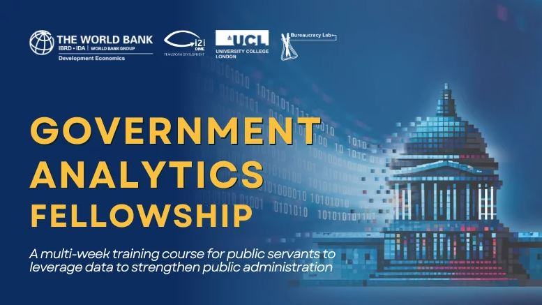 ClimateWed's tweet photo. The World Bank Government Analytics Fellowship Program 2024 is now open for applications! 📚💼 This incredible opportunity offers a chance to leverage data analytics for social impact. Apply now 🚀 #WorldBank #FellowshipProgram #DataAnalytics #SocialImpact https://t.co/2xnxwQ1x5i https://t.co/Ys8rJp8xp3