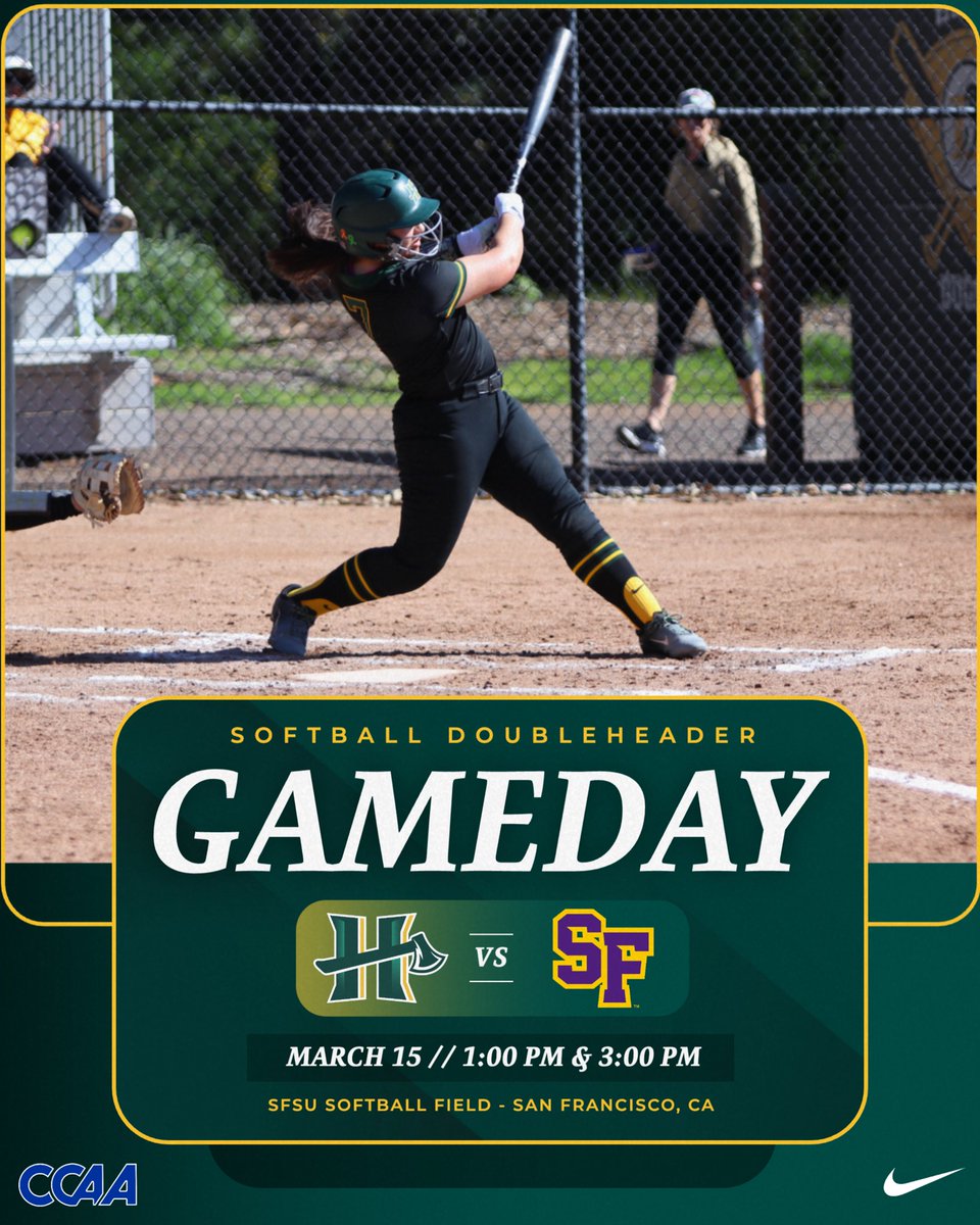 🥎 @Humboldt_SB is back in action today against the Gators! Watch on the @goccaa Network or follow the live stats at the link in our bio! #GoJacks🪓 #DriveOn