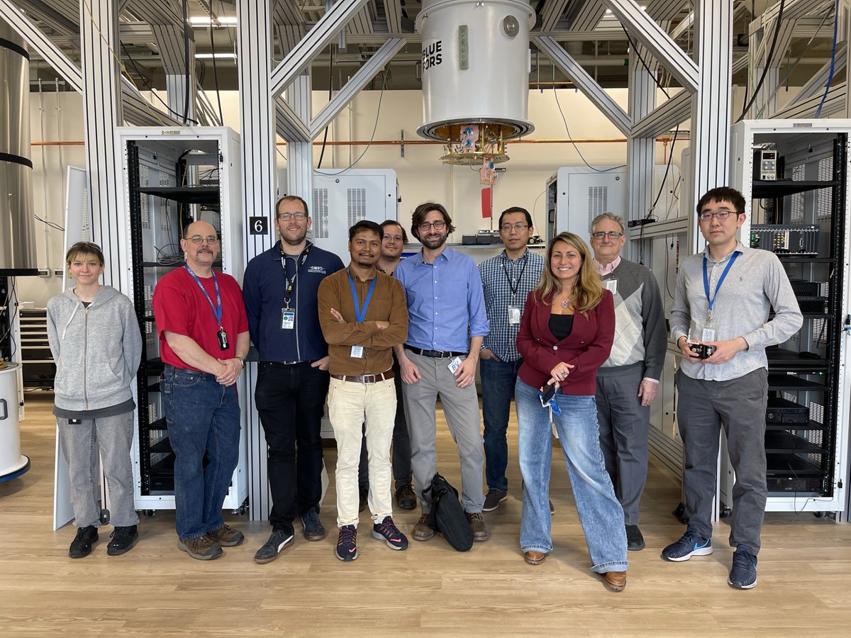 Many thanks to @fdlevi for visiting @Fermilab and SQMS this week. It was great hosting you and we hope to see you again soon! @Nature @GrassellinoSRF