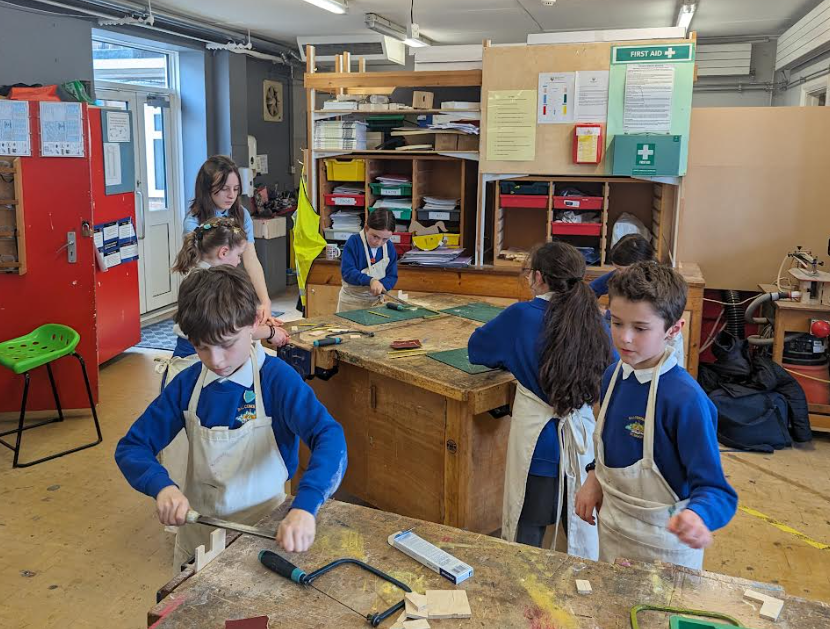 Yesterday we welcomed Year 4 and 5 students to @wardenpark from Balcombe CE Primary School.  Our Year 8 students did a great job of supporting them in a technology workshop. The students left with new skills, a beautiful jigsaw and smiles on their faces.