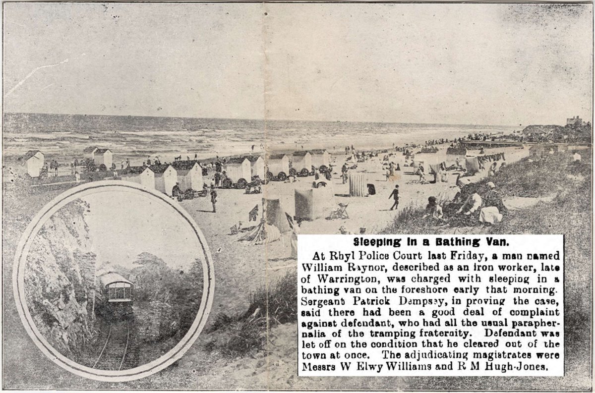 Make sure you get a restful night’s sleep, otherwise you might find yourself falling asleep at the seaside and getting arrested like William Raynor, of Rhyl! #WorldSleepDay Rhyl Journal, May 7th, 1910, newspapers.library.wales/view/3630680/3… PH/50/281