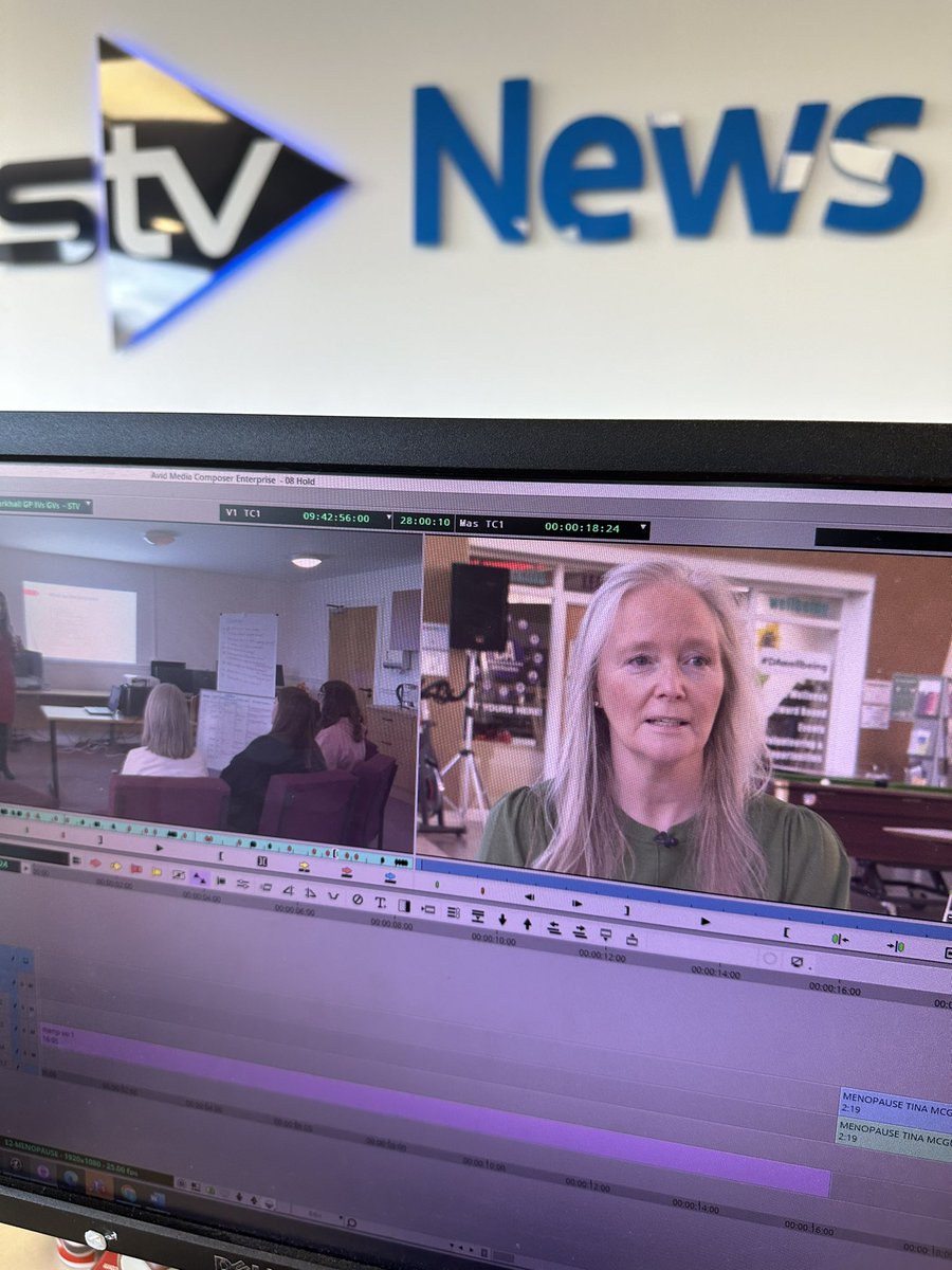 Love it when an #STVExpertVoices plan comes together. Tonight’s top story & all interviewees in it came via our media sessions for women. Huge thanks to @Laura_Wyness @TinaMcGuff and Dr Becky Howie for taking part in this special report from @LauraAlderman_ about #menopause