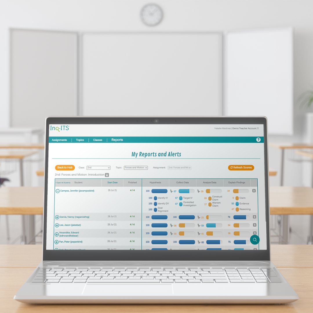 💫 Say goodbye to traditional assessments and hello to a revolution with Inq-ITS's interactive and intuitive science labs, bringing a new dimension to science education. 

#edtech #scienceclassrooms