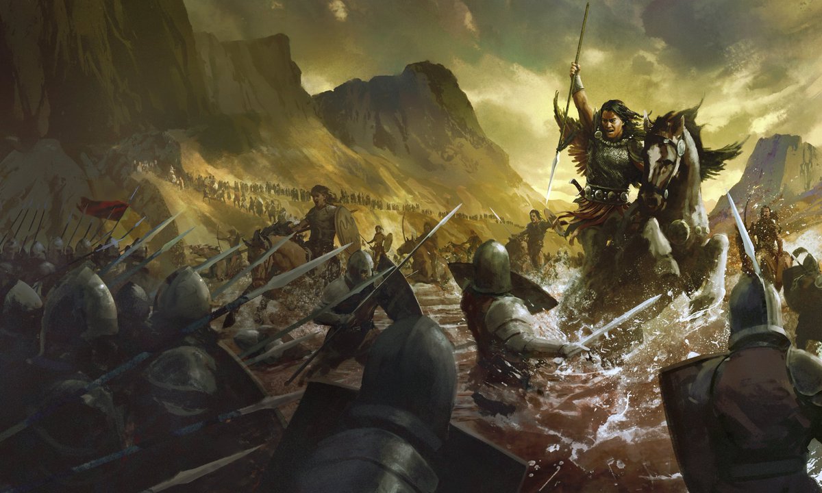 PetrikReads's tweet photo. COVER REVEAL TIME! It is my pleasure and honor to reveal the cover art of DEADHOUSE GATES by Steven Erikson, @binding_broken edition! We decided to go with The Battle of Vathar Crossing (or The Day of Pure Blood) for this book... (1/2)

Art by @FelixOrtizArts (BRAVO!)
AD by me 😄 https://t.co/R38BdcnB7l