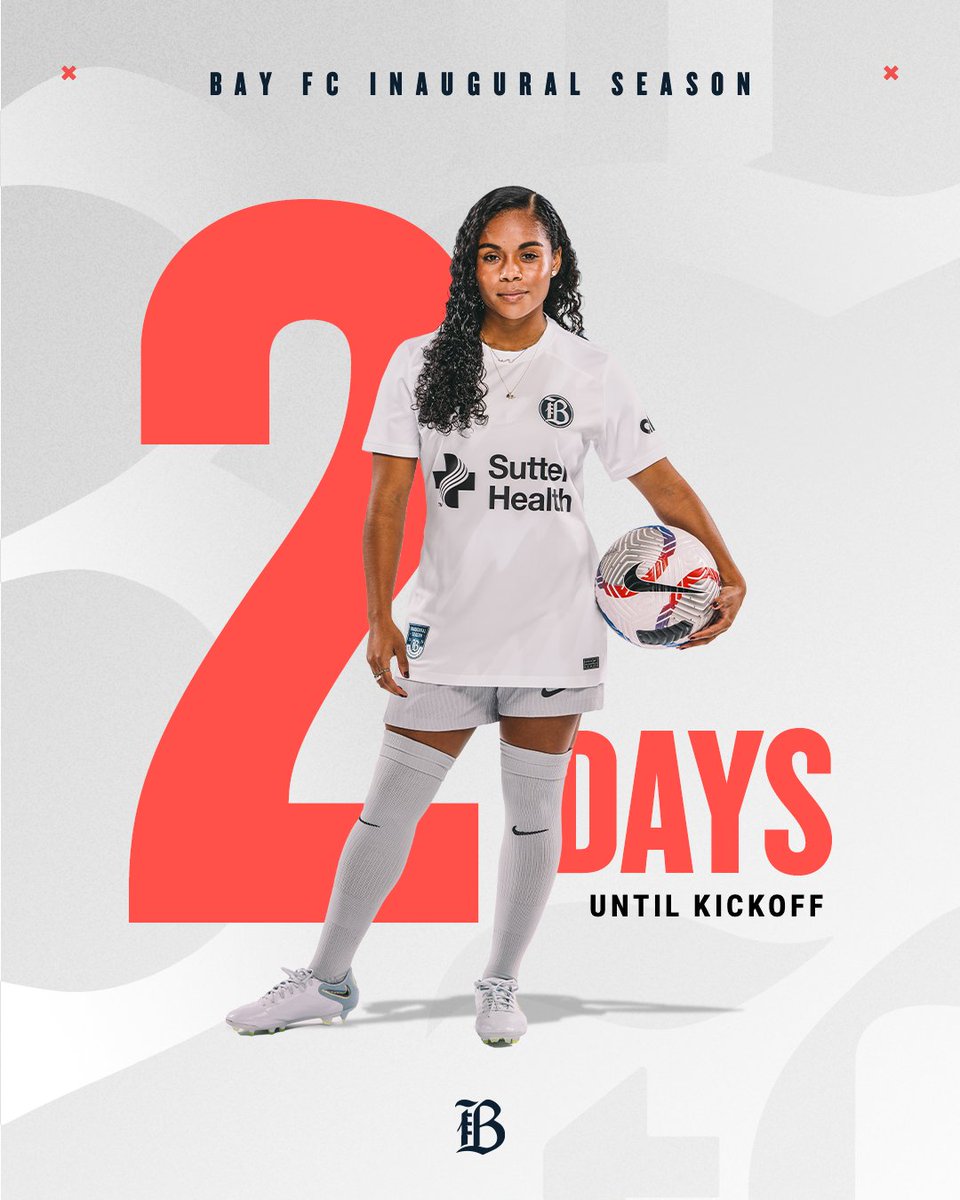 Roll out the red carpet - our inaugural season @NWSL match premieres in two days! ♥️ #BayFC #BLegendary #WeCameToPlay