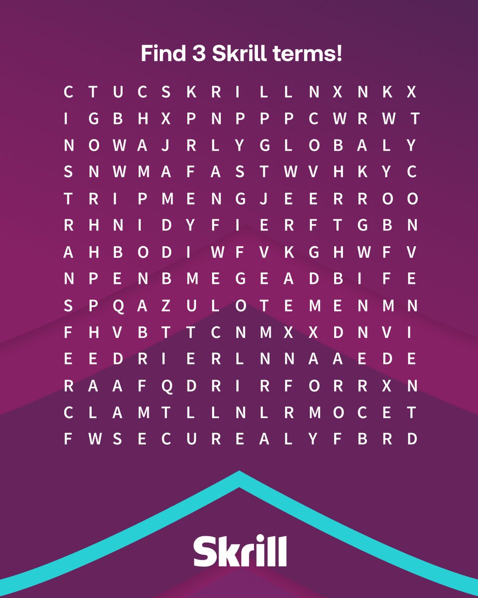 Dive into the challenge! 👁️👁️ Comment below with your answers! #DigitalWallet #Puzzle #Trivia #Skrill